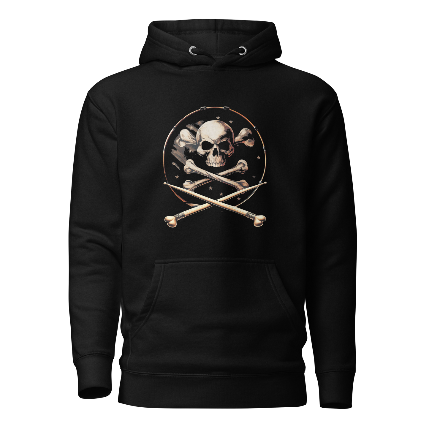 Sudadera con capucha Unisex Snare Skull