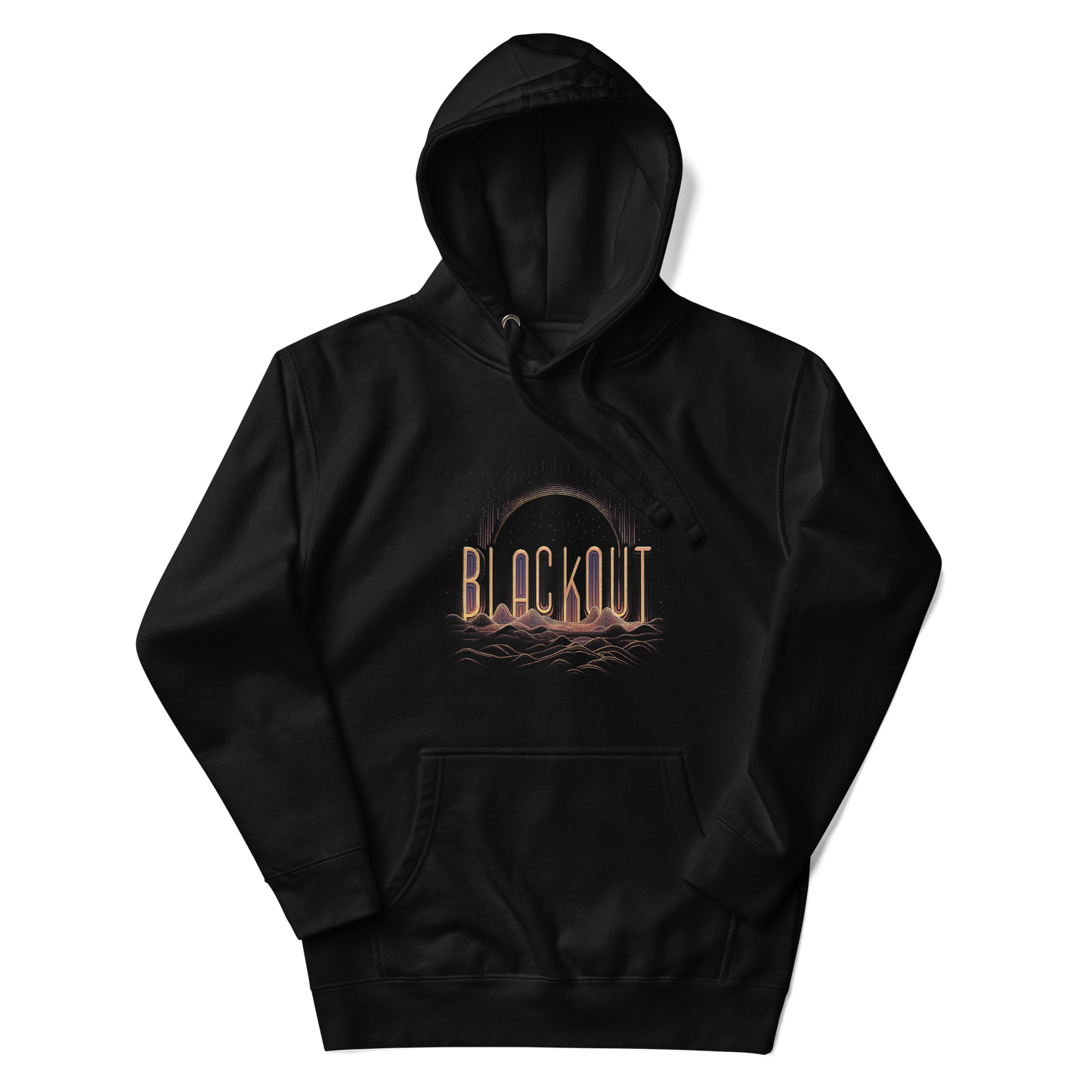 Sudadera con capucha Unisex Blackout