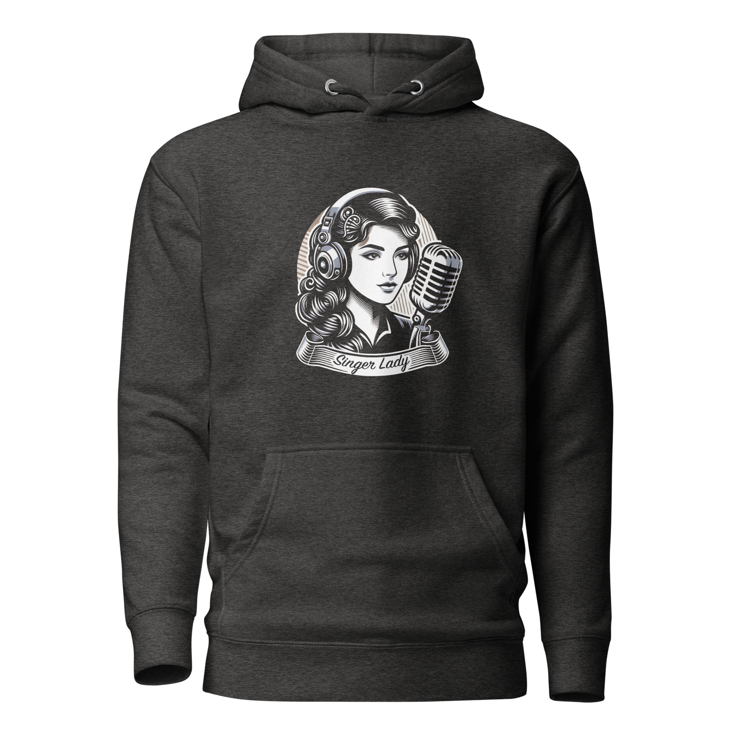 Sudadera con capucha Unisex Singer lady