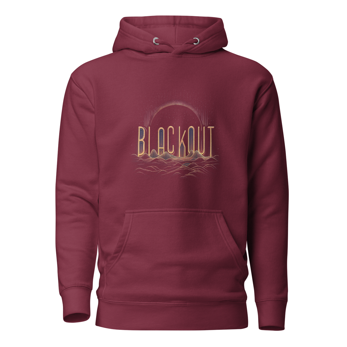 Sudadera con capucha Unisex Blackout