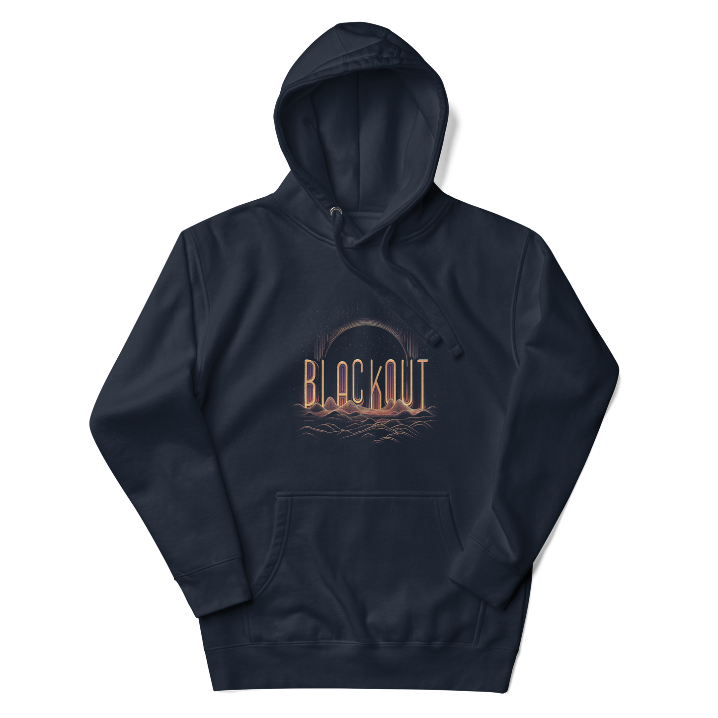 Sudadera con capucha Unisex Blackout