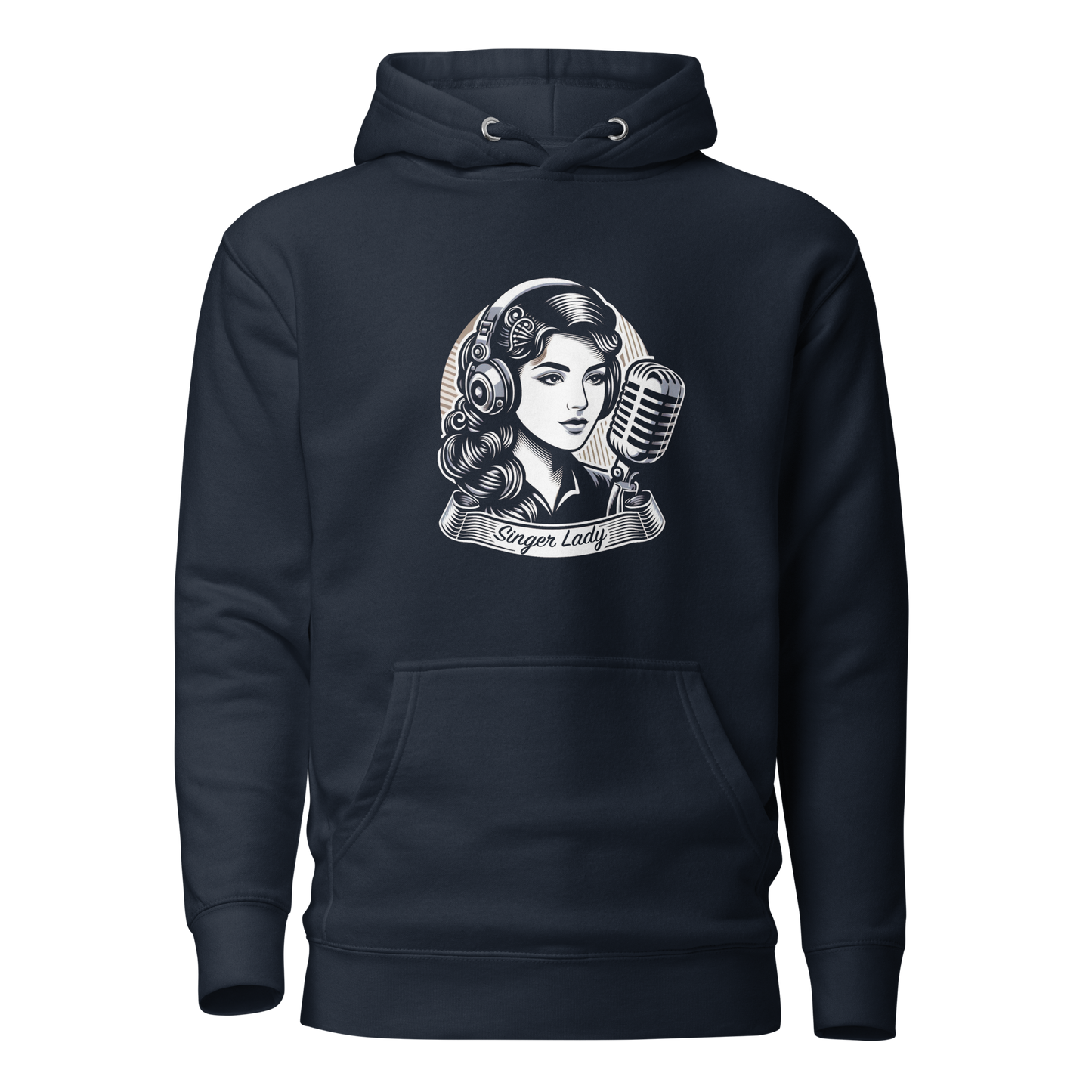 Sudadera con capucha Unisex Singer lady