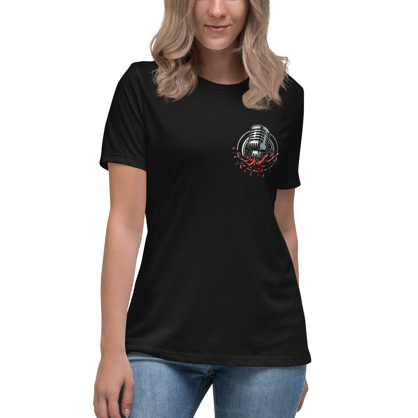 Microphone women's t-shirt