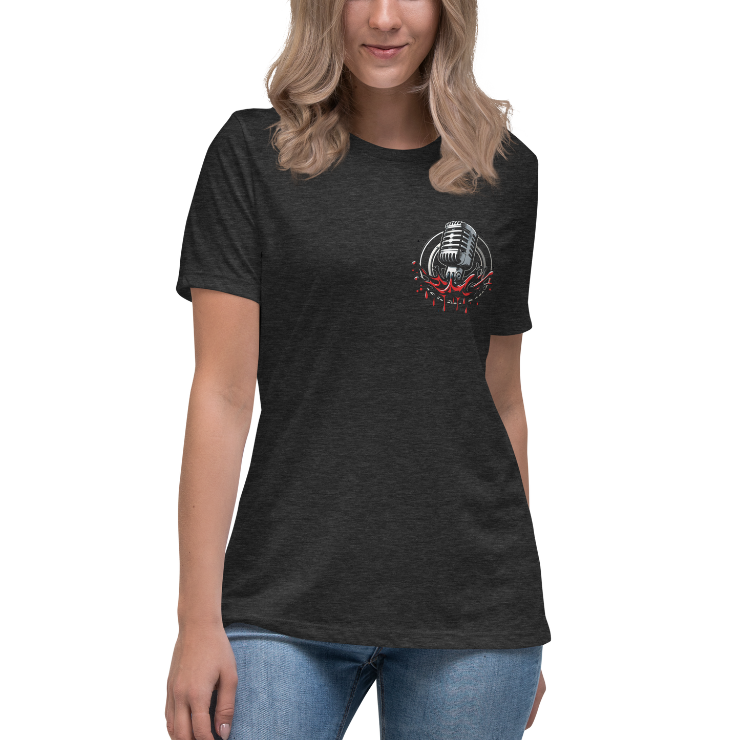 Microphone women's t-shirt