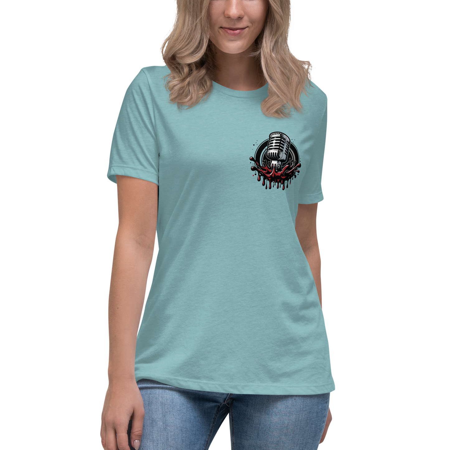 Microphone women's t-shirt