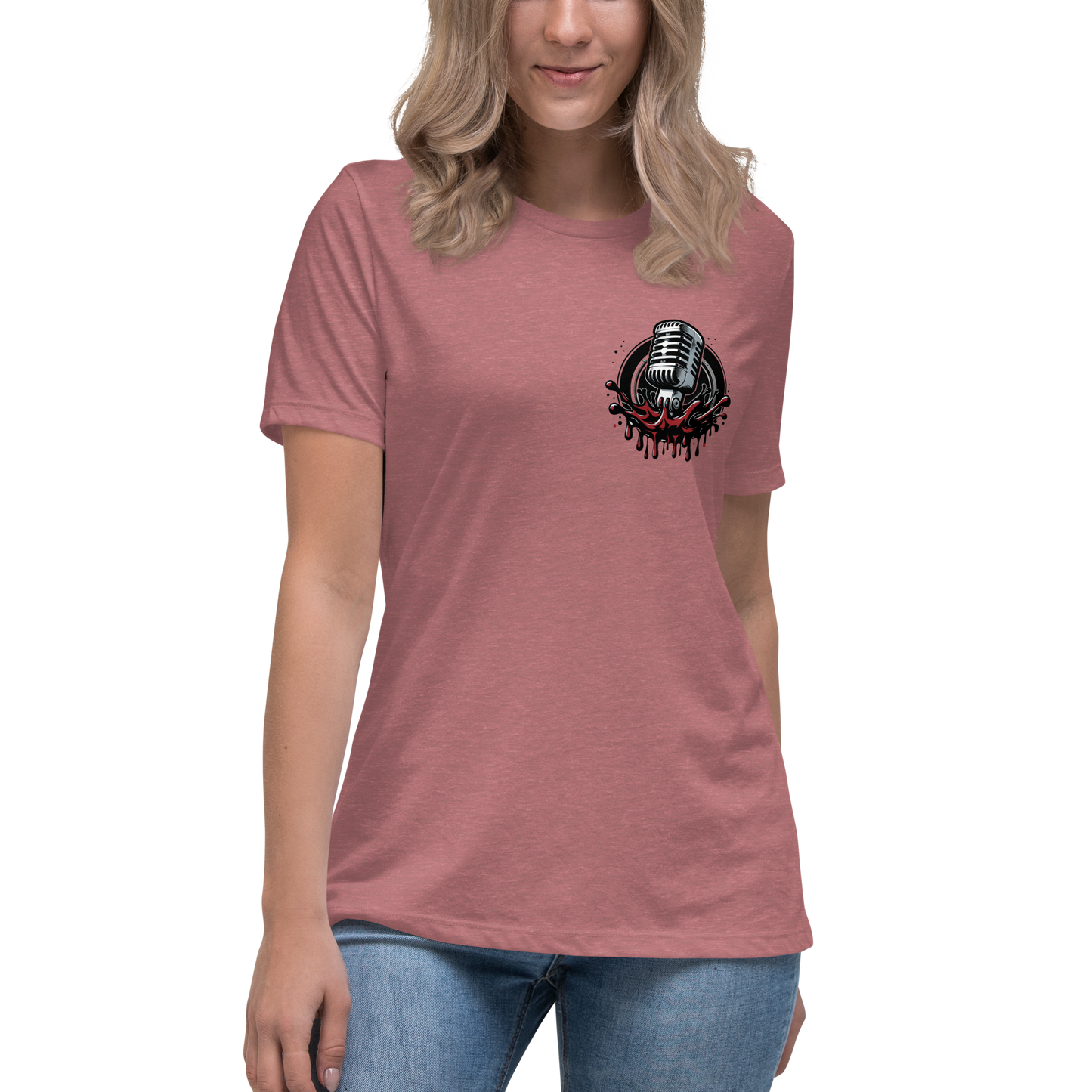Microphone women's t-shirt