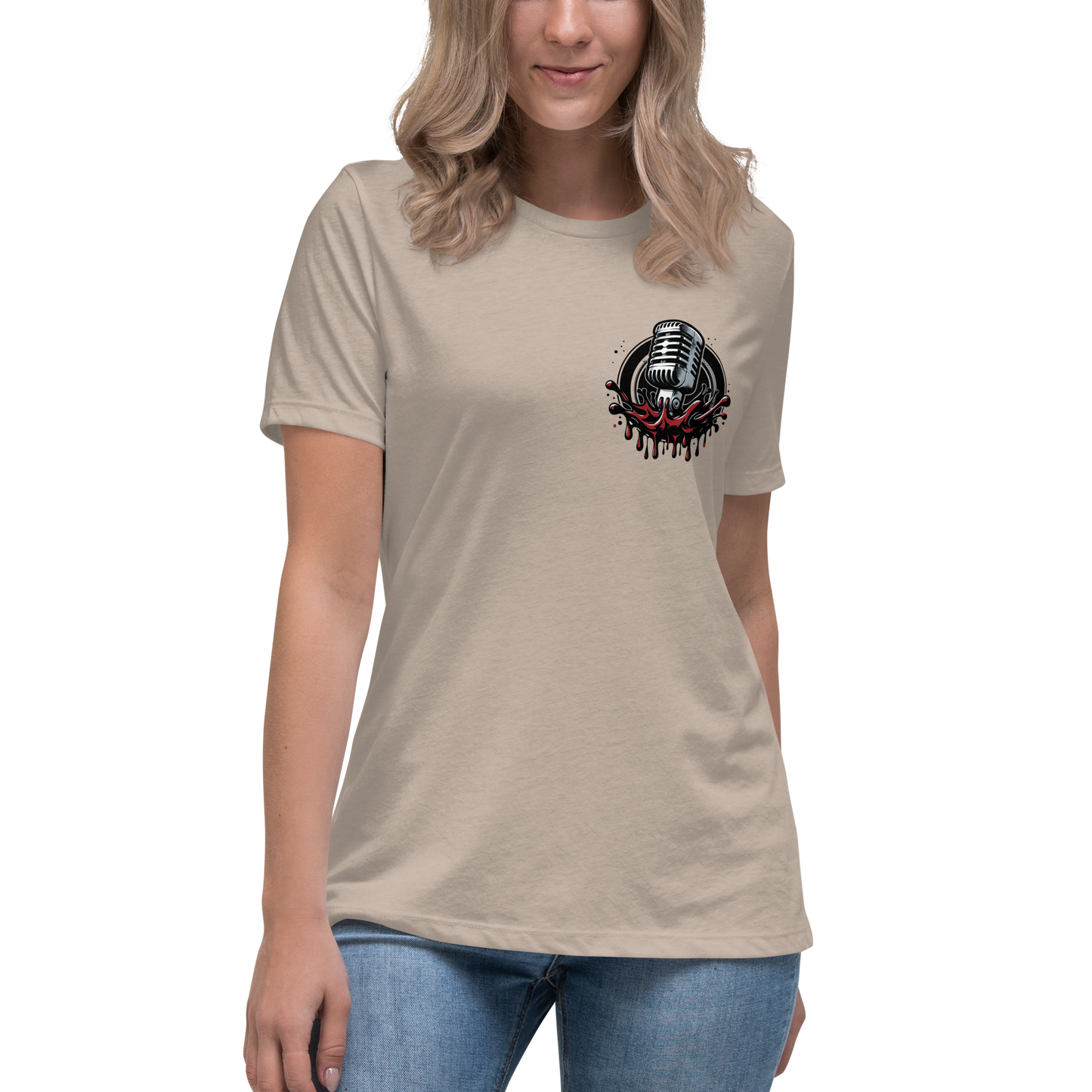 Microphone women's t-shirt