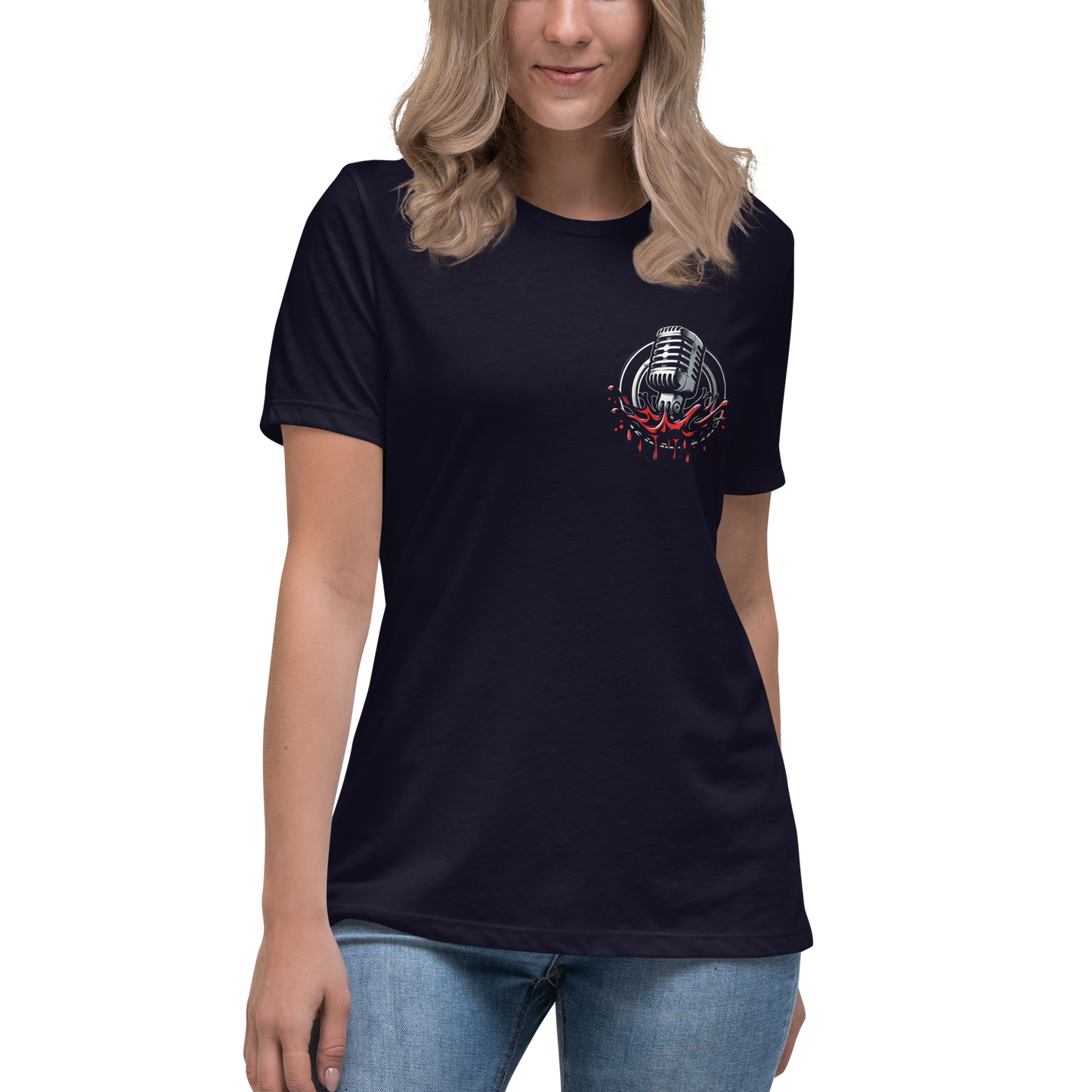 Microphone women's t-shirt