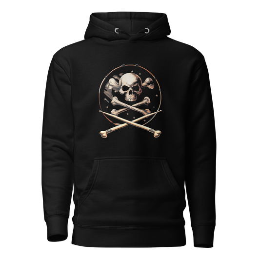 Sudadera con capucha Unisex Snare Skull