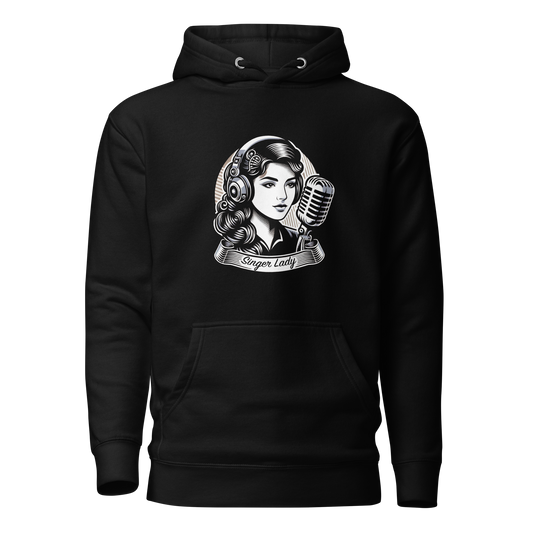 Sudadera con capucha Unisex Singer lady