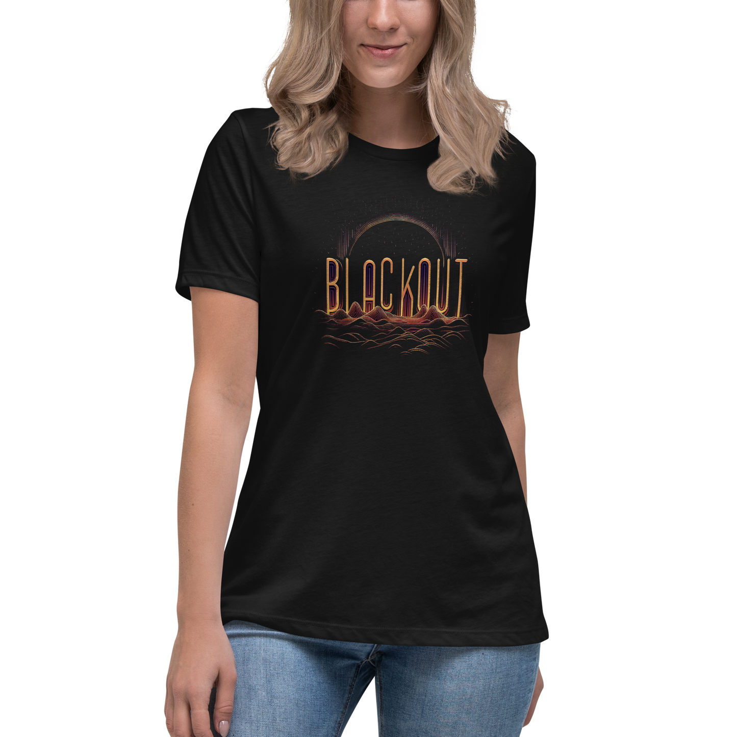 Camiseta de mujer Blackout