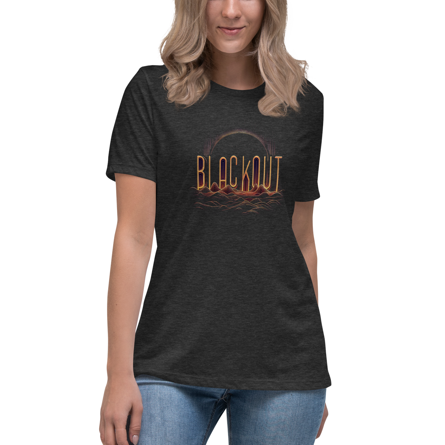 Camiseta de mujer Blackout