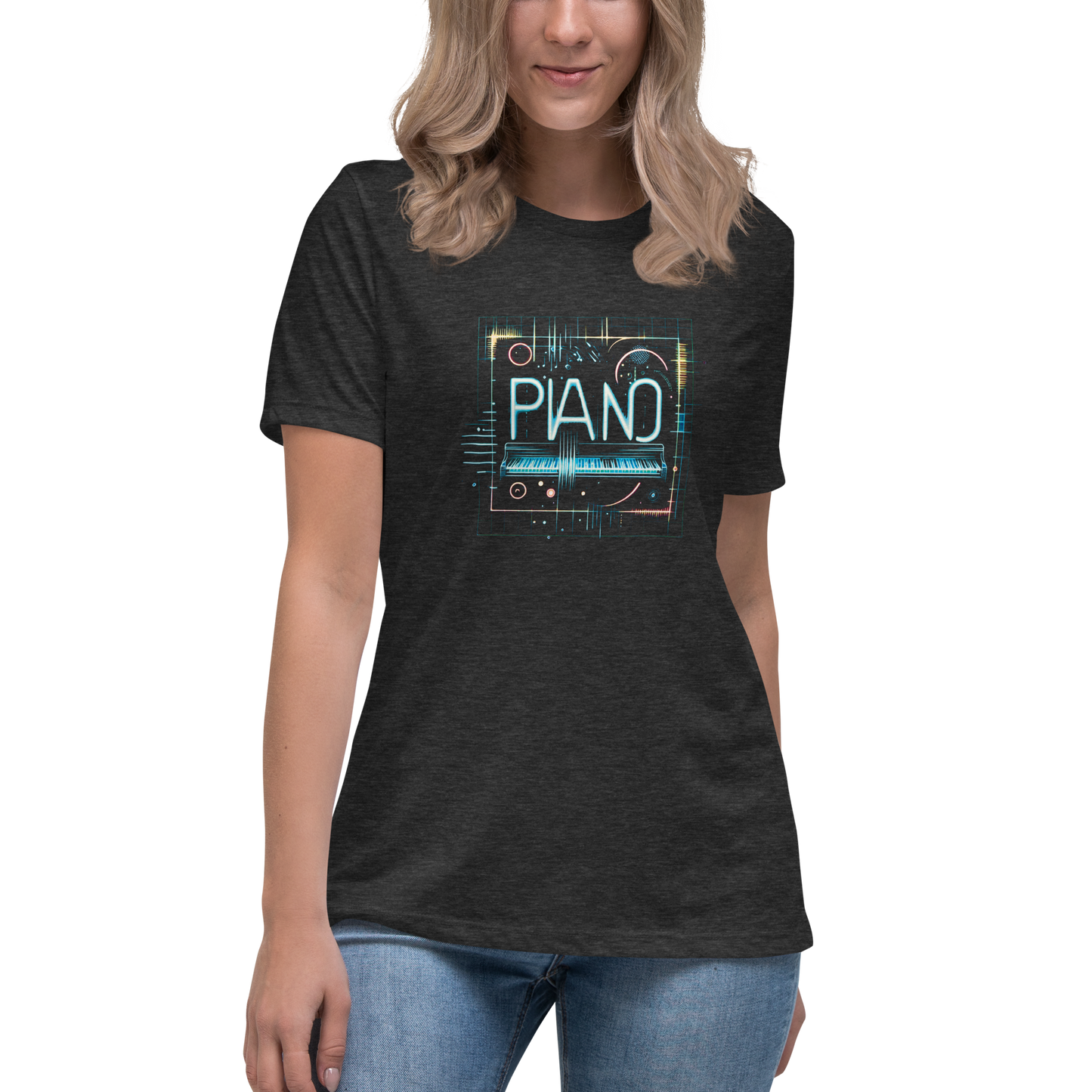 Camiseta de mujer Pîano