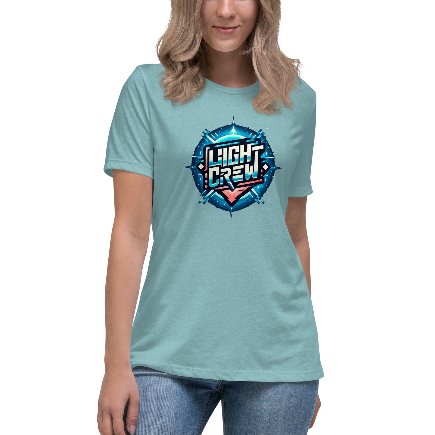 Camiseta de mujer Light Crew Logrado