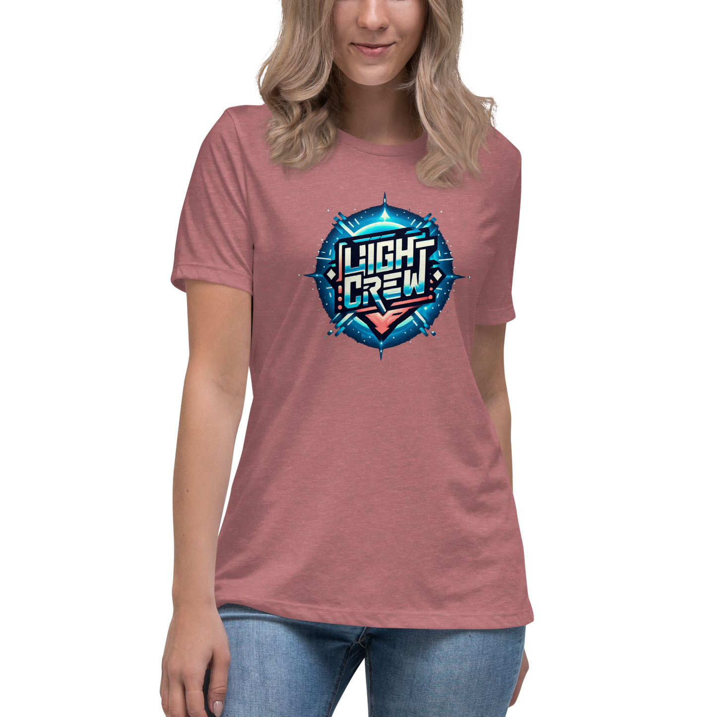 Camiseta de mujer Light Crew Logrado