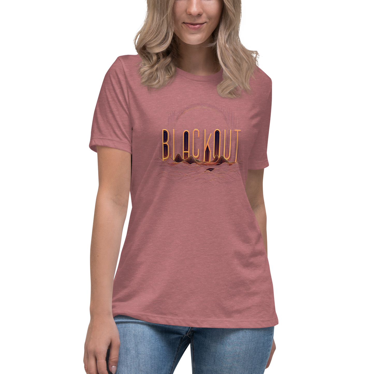 Camiseta de mujer Blackout