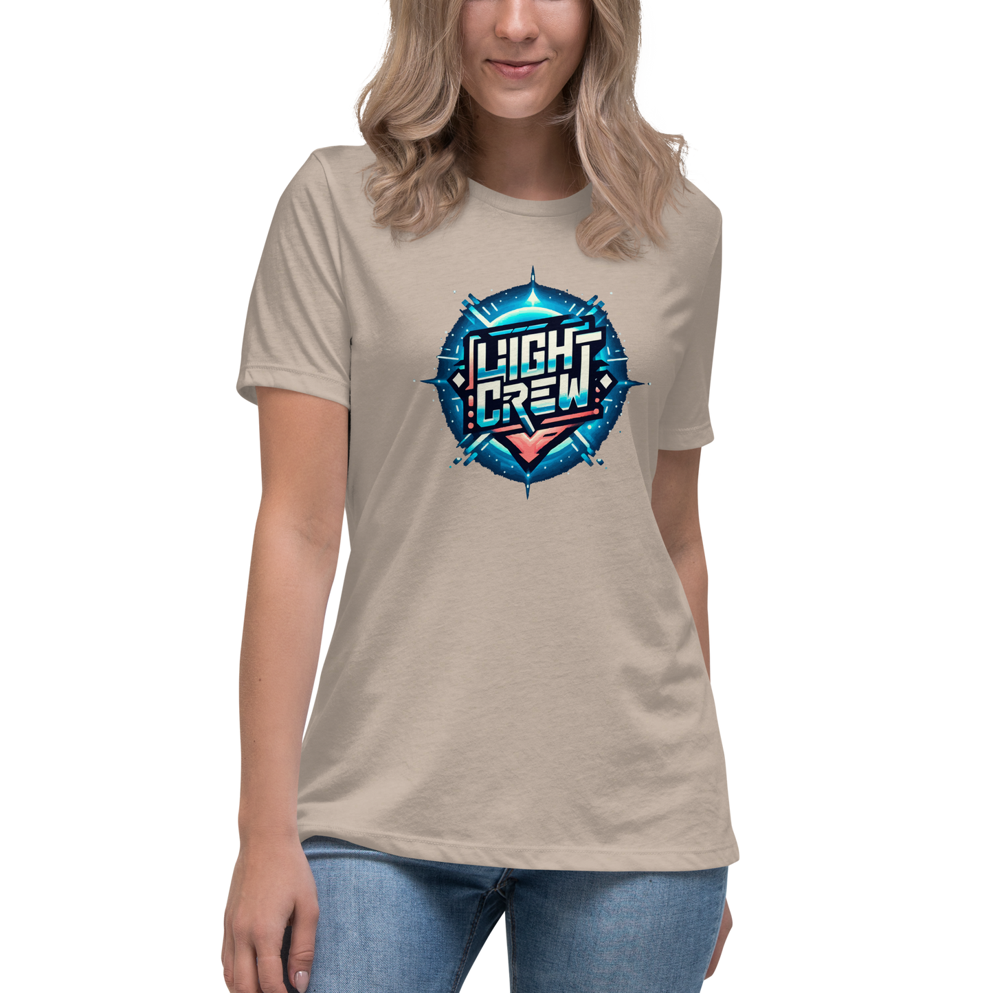 Camiseta de mujer Light Crew Logrado