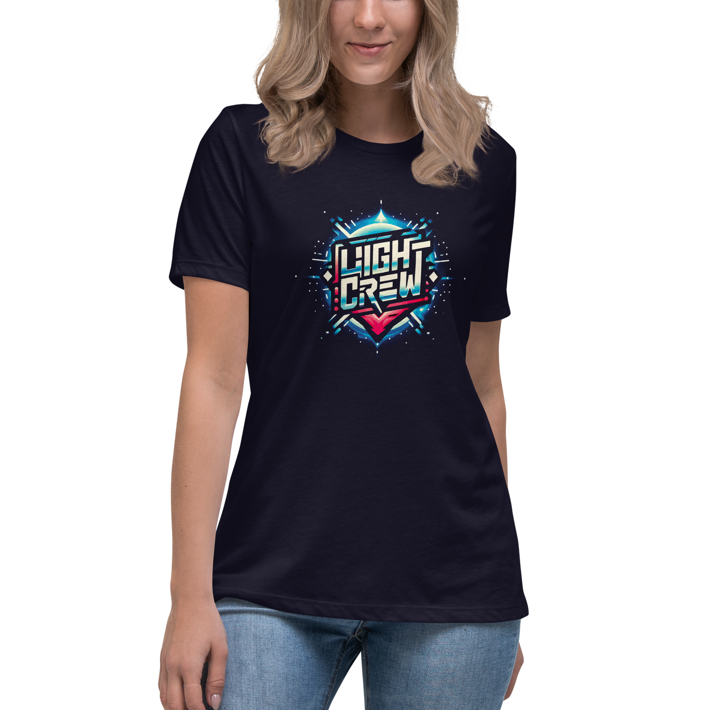 Camiseta de mujer Light Crew Logrado