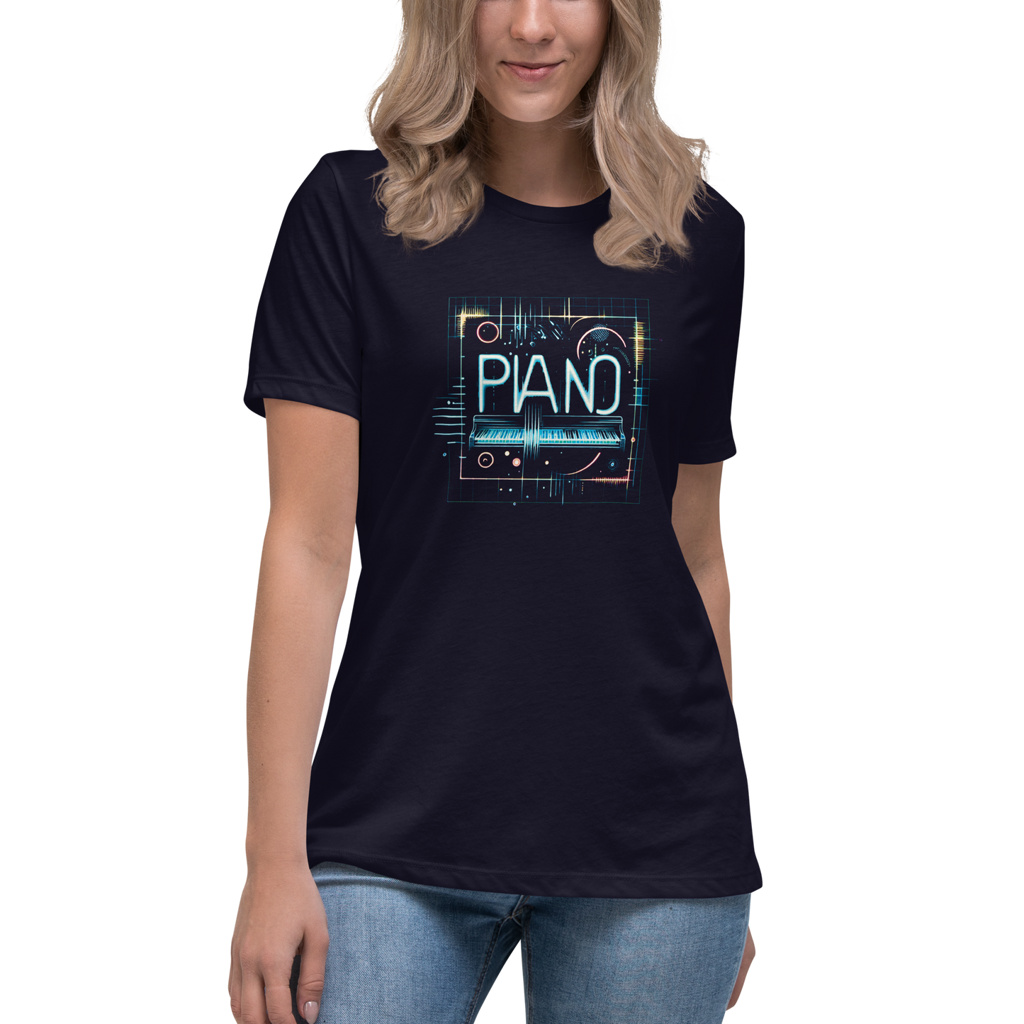 Camiseta de mujer Pîano