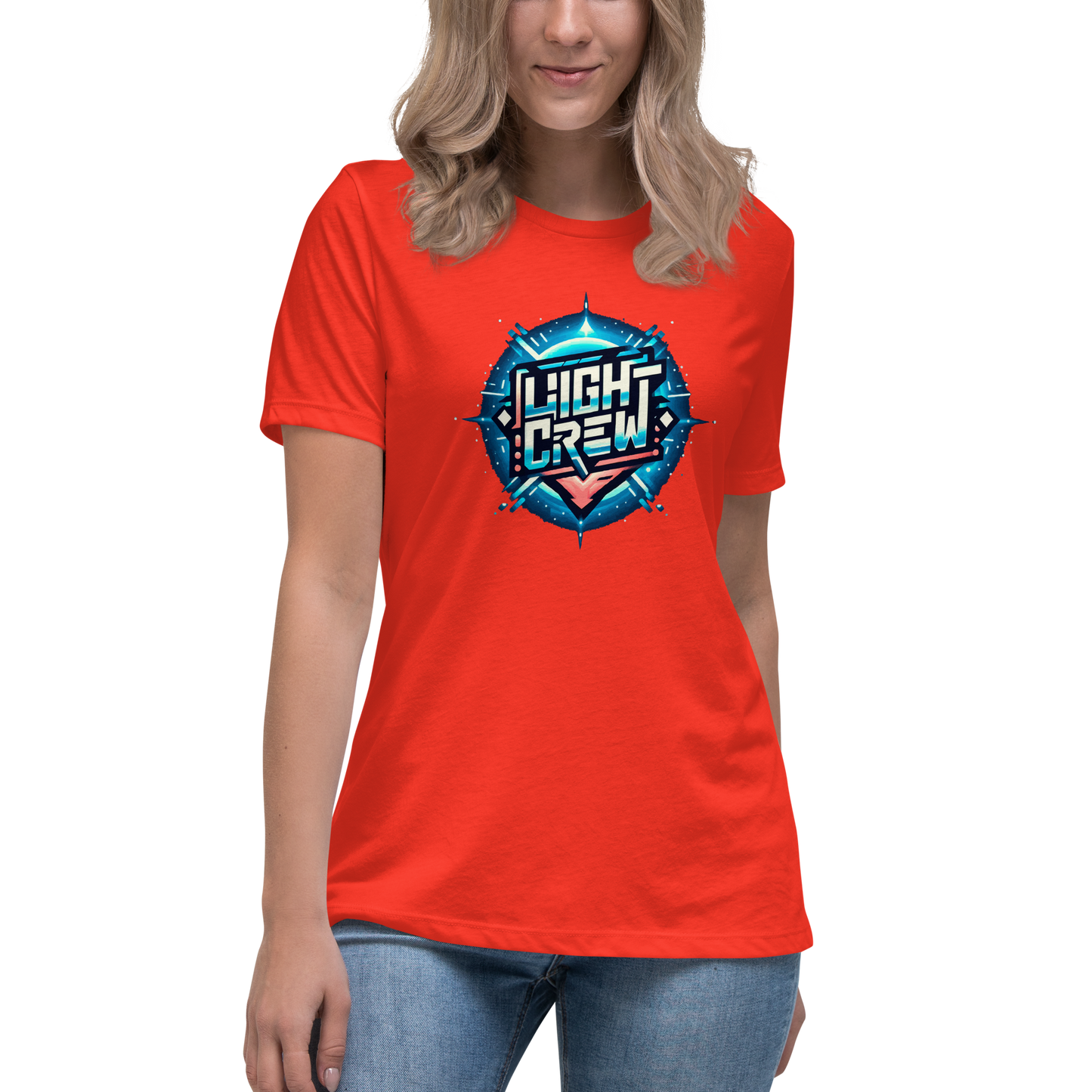 Camiseta de mujer Light Crew Logrado